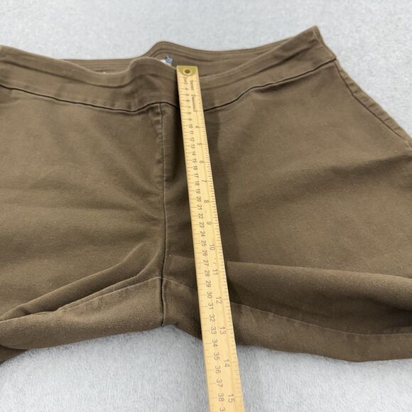 Croft Barrow Pants Womens 18W Regular Brown Pull On Comfort Mature READ - Picture 8 of 12